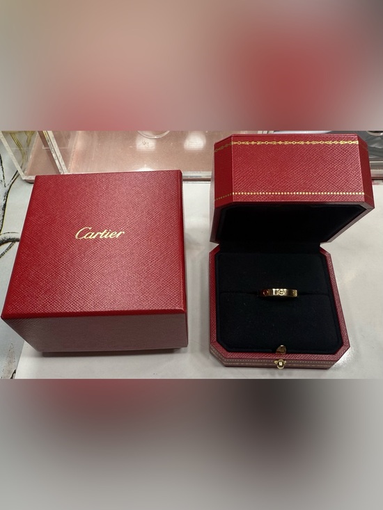Cartier Jewelry - Cartier LOVE Small 18K Yellow Gold Ring Size 62 US 10 Mint